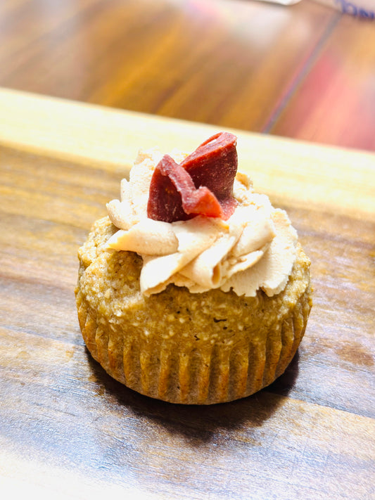 Peanut Butter Banana Bacon PupCake